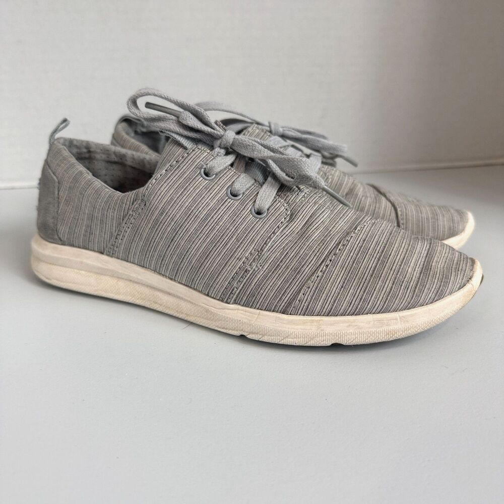 TOMS Women's Del Rey Lace Up Sneakers Shoes Size 6.5